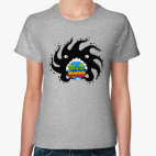 Black hole eating a globurger