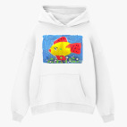 Толстовка худи оверсайз