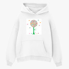 Толстовка худи оверсайз