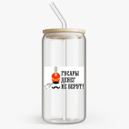 Банка с бамбуковой крышкой