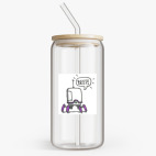 Банка с бамбуковой крышкой