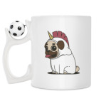 Кружка с футбольным мячиком