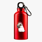 Металлическая бутылка 400 мл UV-DTF