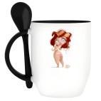 Кружка с ложкой