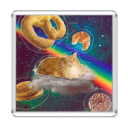 Космический кот на облаке