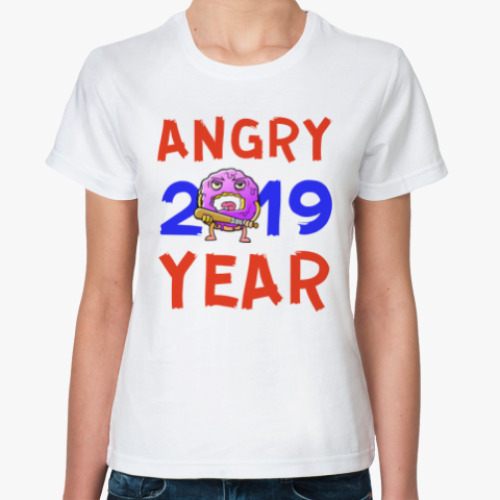 Классическая футболка ANGRY YEAR 2019