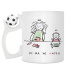 Кружка с футбольным мячиком