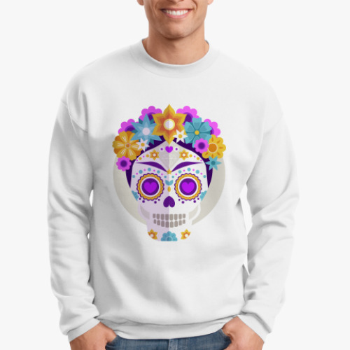 Свитшот с принтом Маска на Хэллоуин