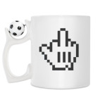 Кружка с футбольным мячиком