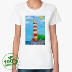 Женская футболка органик