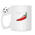 Кружка с футбольным мячиком