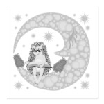 Ежик с книжкой