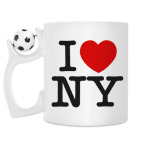 Кружка с футбольным мячиком