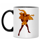 Кружка двухцветная