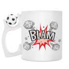 Кружка с футбольным мячиком