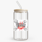 Банка с бамбуковой крышкой