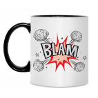 Двухцветная кружка Бам