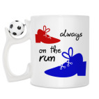 Кружка с футбольным мячиком