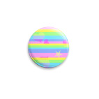 Значок 25 мм  Rainbow Stripes