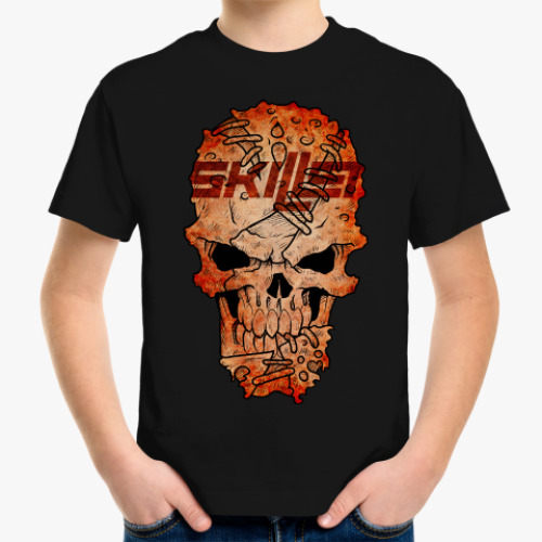 Детская футболка Skillet Skull