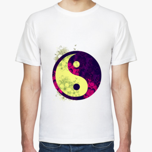 Футболка с принтом Инь-ян