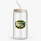 Банка с бамбуковой крышкой