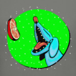 Новогодний глюк, собака и гриб