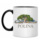 Кружка двухцветная