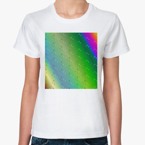 Классическая футболка с принтом Крапинка