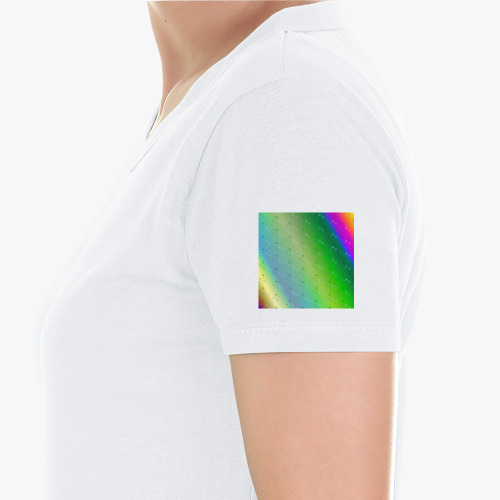 Классическая футболка с принтом Крапинка