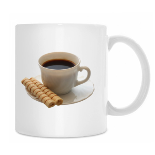 Кружка с принтом Кофе