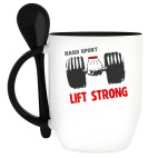 Кружка с ложкой