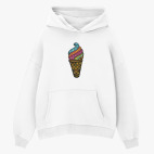 Толстовка худи оверсайз