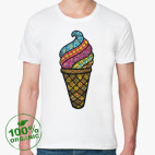 Мужская футболка органик