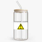 Банка с бамбуковой крышкой