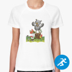 Женская спортивная футболка