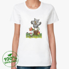 Женская футболка органик