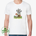 Мужская футболка органик