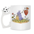 Кружка с футбольным мячиком