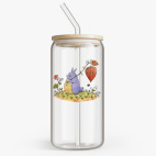 Банка с бамбуковой крышкой