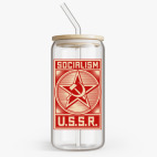 Банка с бамбуковой крышкой