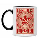 Кружка двухцветная