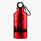 Металлическая бутылка 400 мл UV-DTF