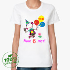 Женская футболка органик