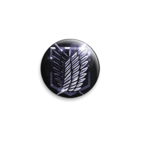 Значок 25мм с принтом Вторжение гигантов