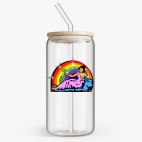 Банка с бамбуковой крышкой