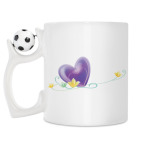 Кружка с футбольным мячиком