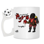 Кружка с футбольным мячиком