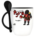 Кружка с ложкой