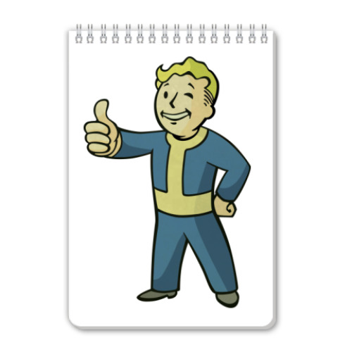 Блокнот с принтом Fallout